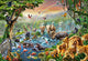 Jungle River Poster Print by Adrian Chesterman showcasing lush greenery and serene river.