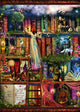 Treasure Hunt Book Shelf Poster Print by Aimee Stewart, featuring a whimsical bookshelf design.