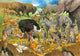 Pampas Parents Poster Print by John Francis featuring elegant pampas grass