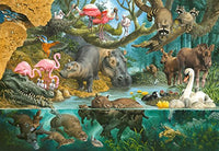 Waterside Nursery Poster Print by John Francis showcasing a serene landscape.