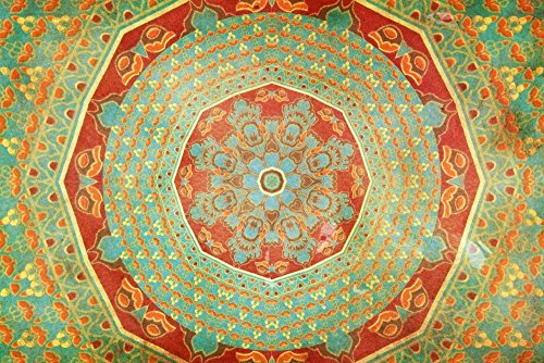 Mandala-Citrus Poster Print by Aimee Stewart featuring vibrant colors and intricate design.