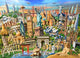 World Landmarks Collection Poster Print by Adrian Chesterman