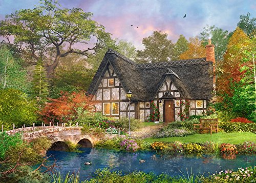 Stoney Bridge Cottage Poster Print by Dominic Davidson