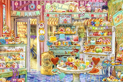Hidden Object Cake Shop Poster Print by Aimee Stewart, colorful art print