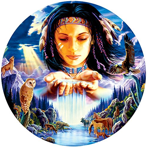 Sacred Waters Poster Print by Robin Koni showcasing tranquil waters.
