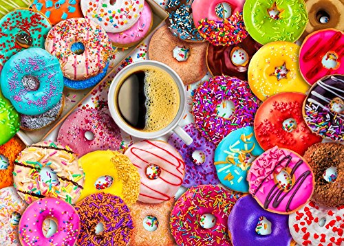 Delicious Donuts and Coffee Poster Print by Aimee Stewart