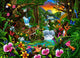 Beautiful Rainforest Poster Print by Gerald Newton in vibrant colors.