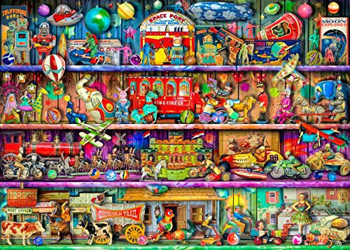 Vintage Toys II Poster Print by Aimee Stewart featuring classic toys.