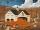 Pumpkin Hill Farm Poster Print by Art Poulin showcasing a beautiful autumn landscape.