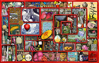 Big Red Box Poster Print by Colin Thompson, vibrant and whimsical design.