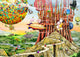 Flying Home Poster Print by Colin Thompson showcasing whimsical flight.