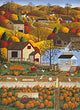 Autumn Morning Poster Print by Art Poulin showcasing a serene autumn landscape.