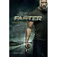 Faster Movie Poster Print 27x40 - vibrant cinema artwork