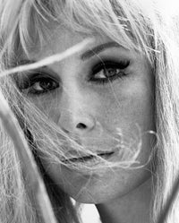 Barbara Eden hair photo print showcasing classic Hollywood style.