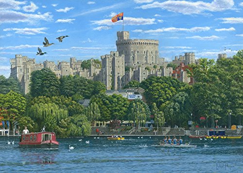 Windsor Castle Poster Print by Richard Harpum showcasing the iconic architecture.