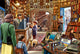 Bookshop Poster Print by Steve Crisp, vibrant art for home decor.
