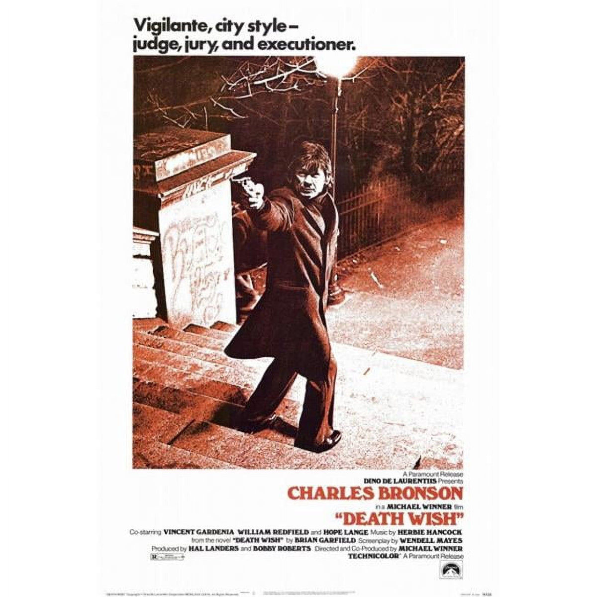 Death Wish Movie Poster Print 27x40 - Classic Film Art