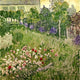 Daubigny's Garden Art Print by Vincent Van Gogh, vibrant garden scene