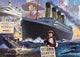 Titanic Portrait Poster Print by Steve Crisp, featuring the iconic ship.