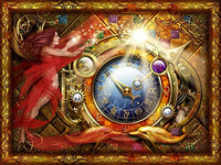 Cosmic Clock Poster Print by Ciro Marchetti - Artistic Clock Design