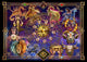 Zodiac Montage Poster Print featuring celestial zodiac signs by Ciro Marchetti.