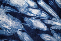 Shibori-5 Poster Print by Aimee Stewart featuring vibrant textile patterns.