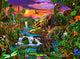 Vibrant Jurassic Dinosaurs Poster Print by Gerald Newton