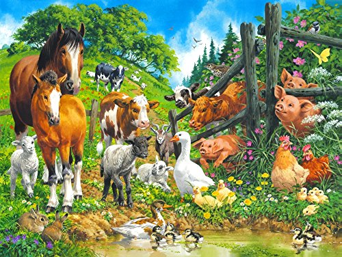 Farm Scene Poster Print by John Francis - Landscape Artwork