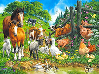 Farm Scene Poster Print by John Francis - Landscape Artwork