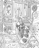 Gypsy Firefly Coloring Page Poster Print by Aimee Stewart