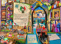 Life is an Open Book - Venice Poster Print by Aimee Stewart, colorful artwork