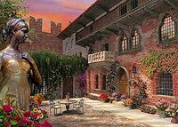 Juliette's Verona Poster Print by Dominic Davidson, vibrant romantic artwork.