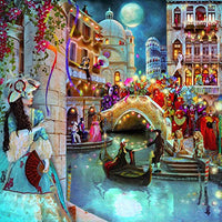 Carnival Moon Poster Print by Aimee Stewart in vibrant colors.