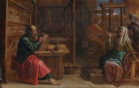 Sint-Paulus with Saints Aquila and Priscilla 17th Century Poster Print
