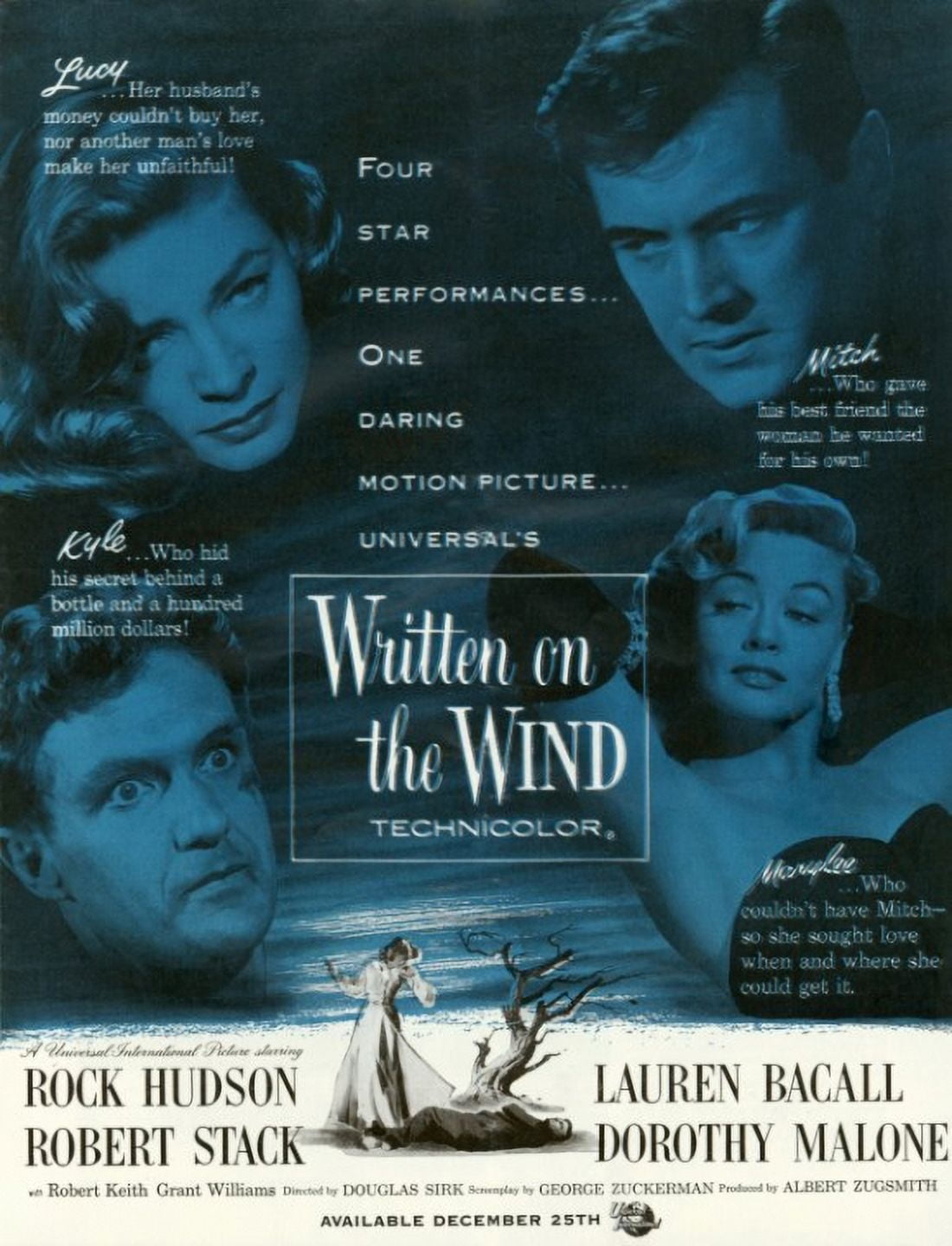Written on the Wind Movie Poster 11x17