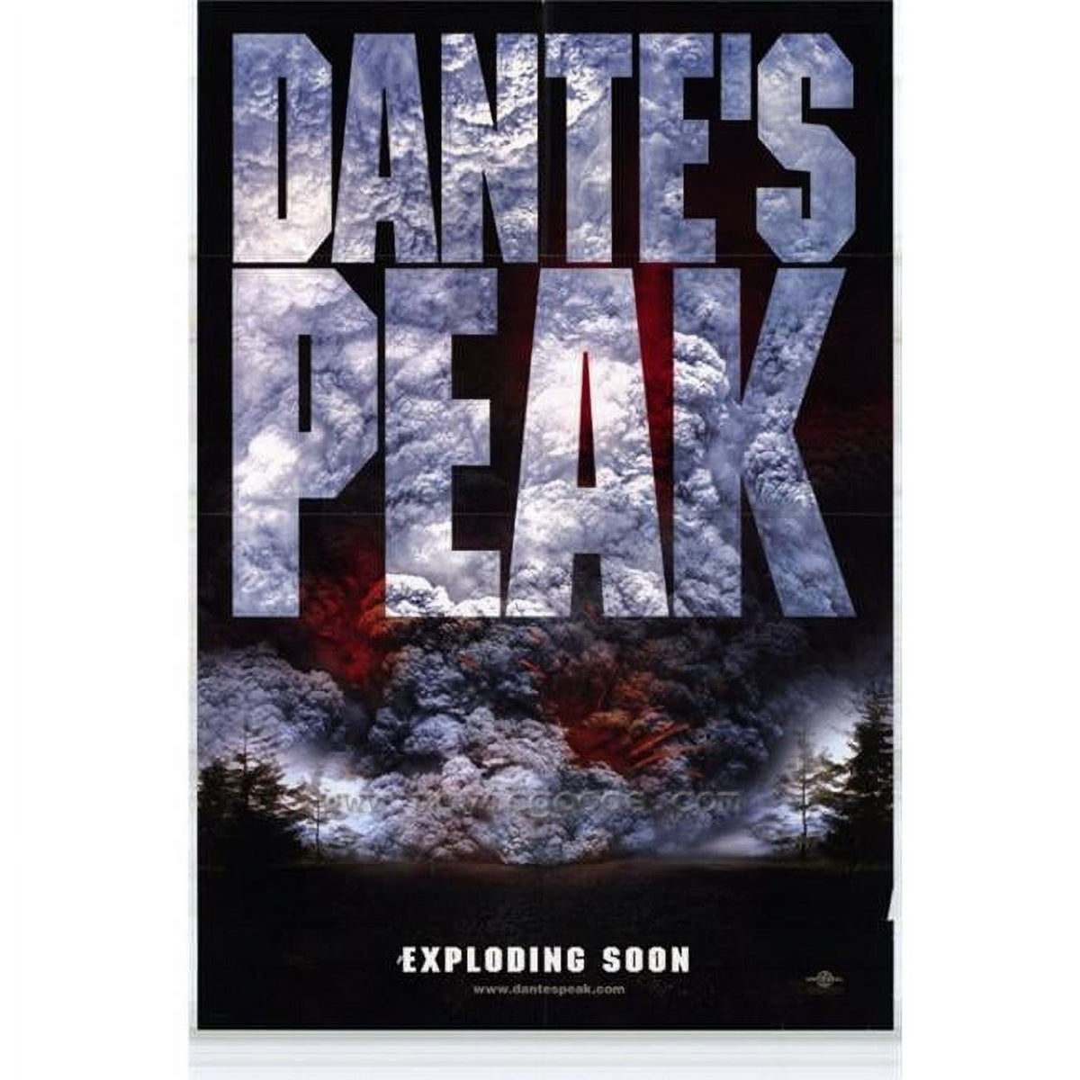 Dante's Peak Movie Poster Print 27x40 - Thrilling film art