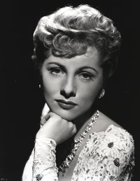 Close-up portrait photo print of Joan Fontaine
