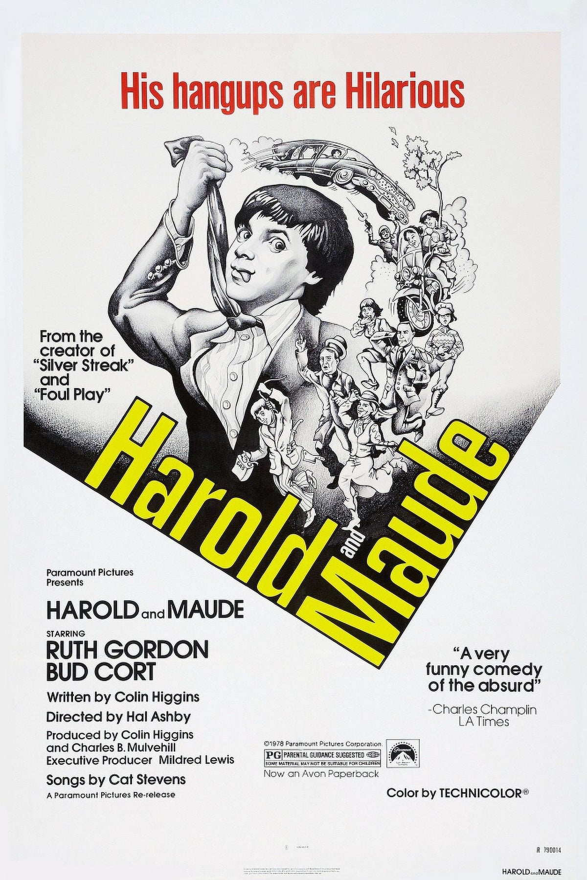 Harold and Maude Movie Masterprint Poster (11x17) featuring Bud Cort
