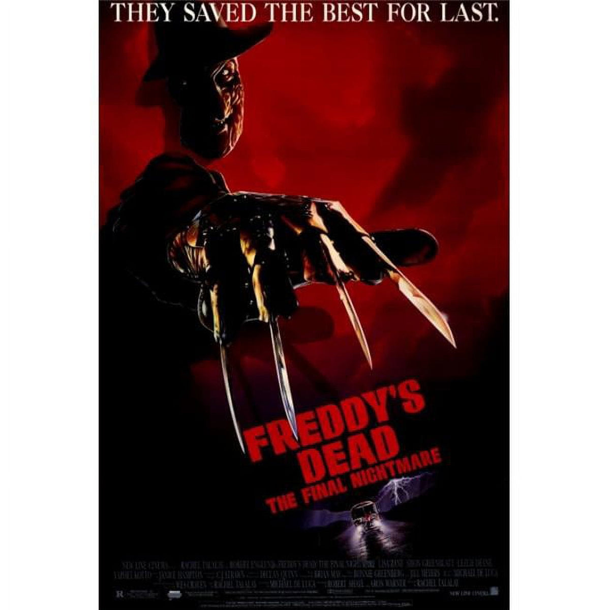 Freddy's Dead: The Final Nightmare Movie Poster Print 27x40