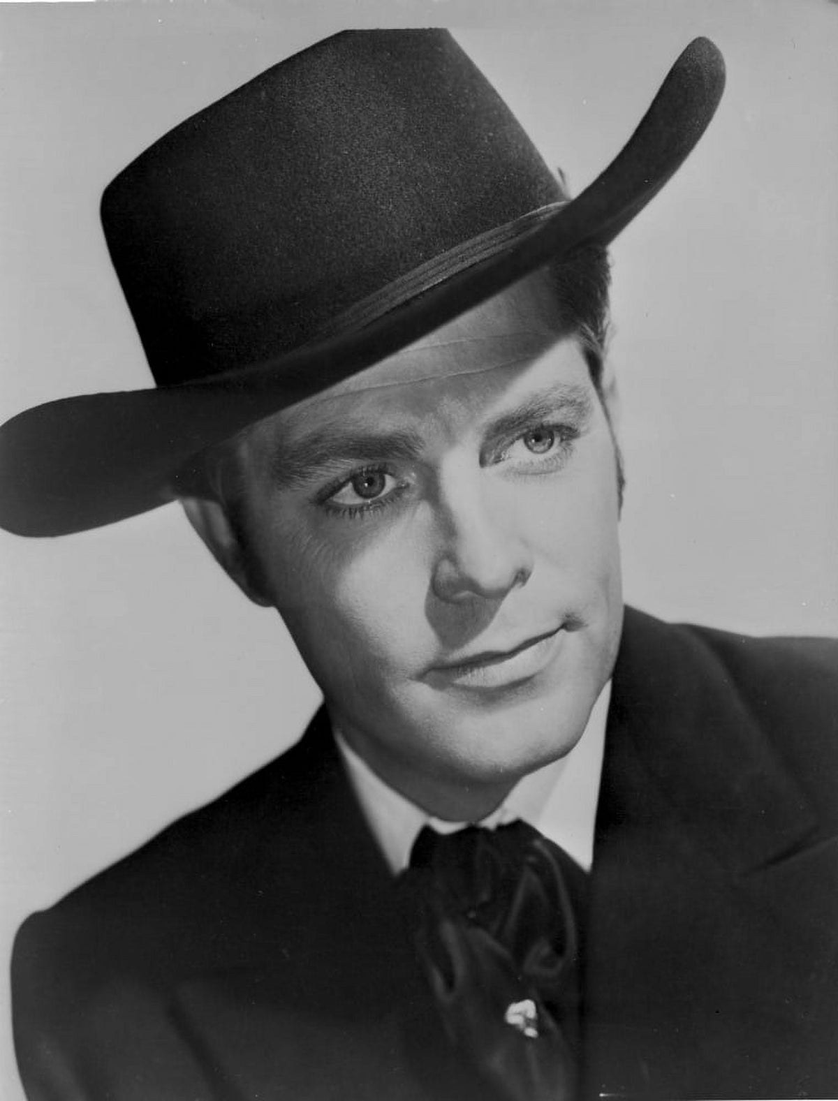 Dale Robertson Cowboy Hat Photo Print showcasing the legendary actor