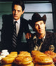 Twin Peaks Portrait with Donut Photo Print in multiple sizes.