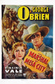 The Marshal Of Mesa City 1939 movie poster featuring Virginia Vale and George O'Brien.