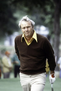 Arnold Palmer golf photo print showcasing the legendary golfer in action.