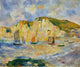 Sea and Cliffs Fine Art Poster Print showcasing the natural beauty of land and sea.