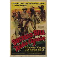 Buffalo Bill Rides Again Movie Poster Print 27x40