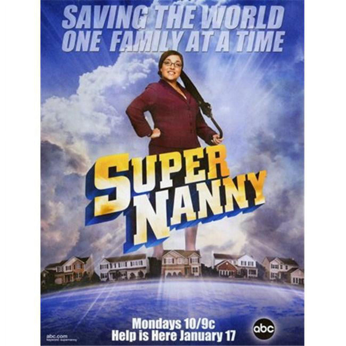 Supernanny Movie Poster 11x17 print showcasing the beloved nanny.