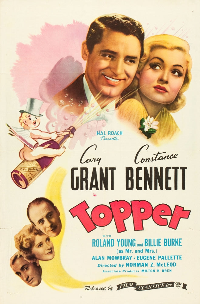 Cary Grant and Constance Bennett Movie Masterprint Poster 1937