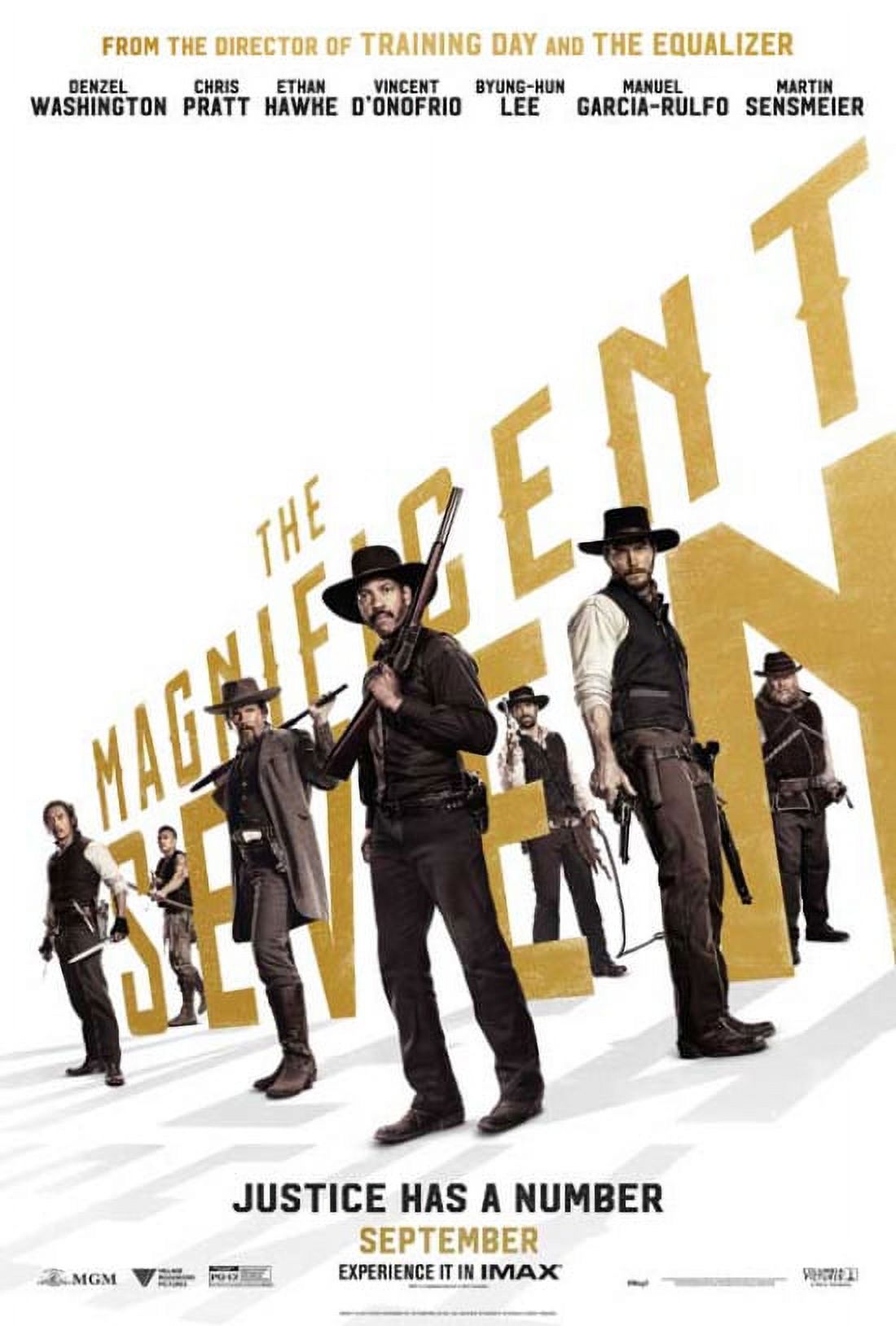 The Magnificent Seven Movie Poster in vibrant colors