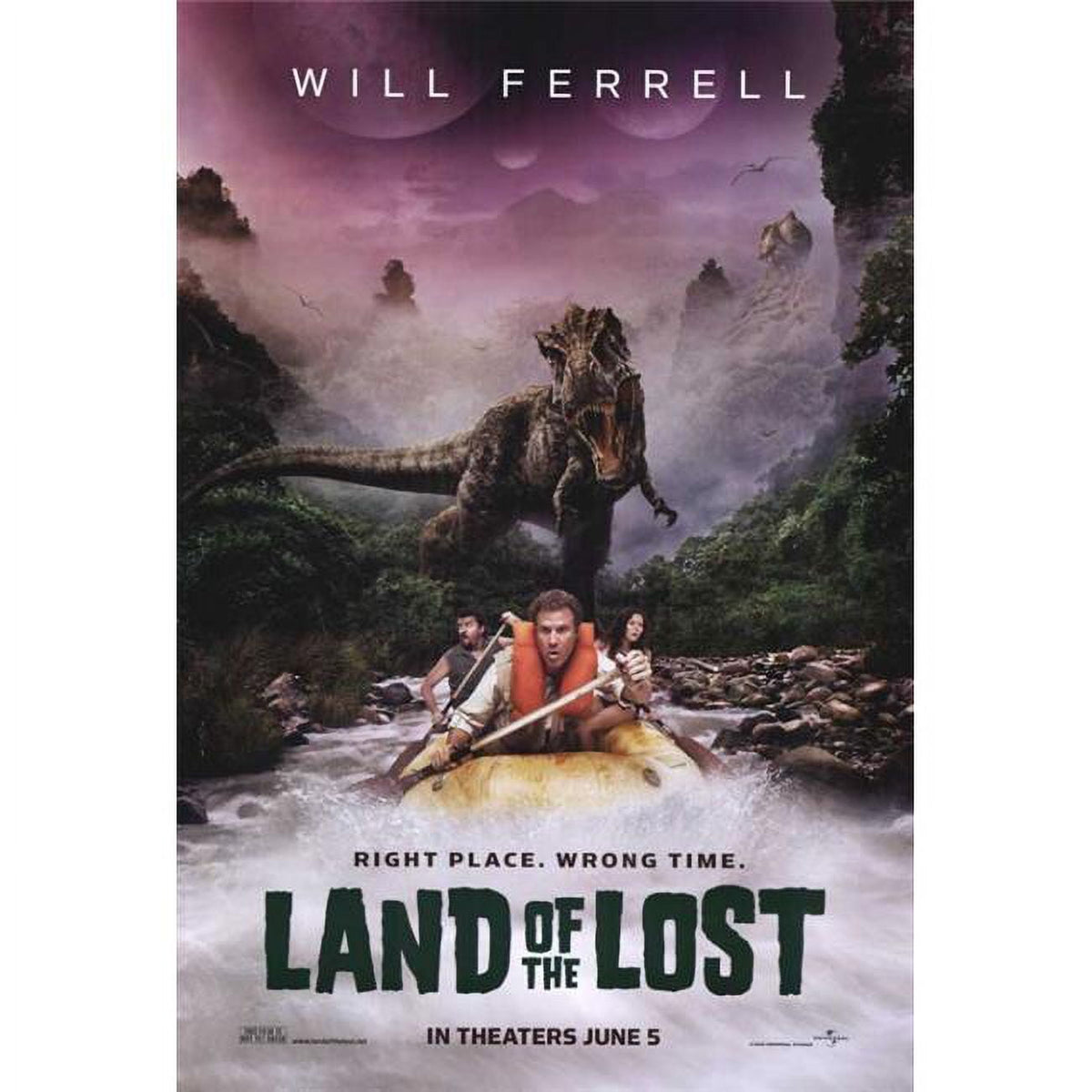 Land of the Lost movie poster print, 27x40 size.