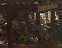 'The Weavers' Art Print by John Singer Sargent showcasing intricate details.